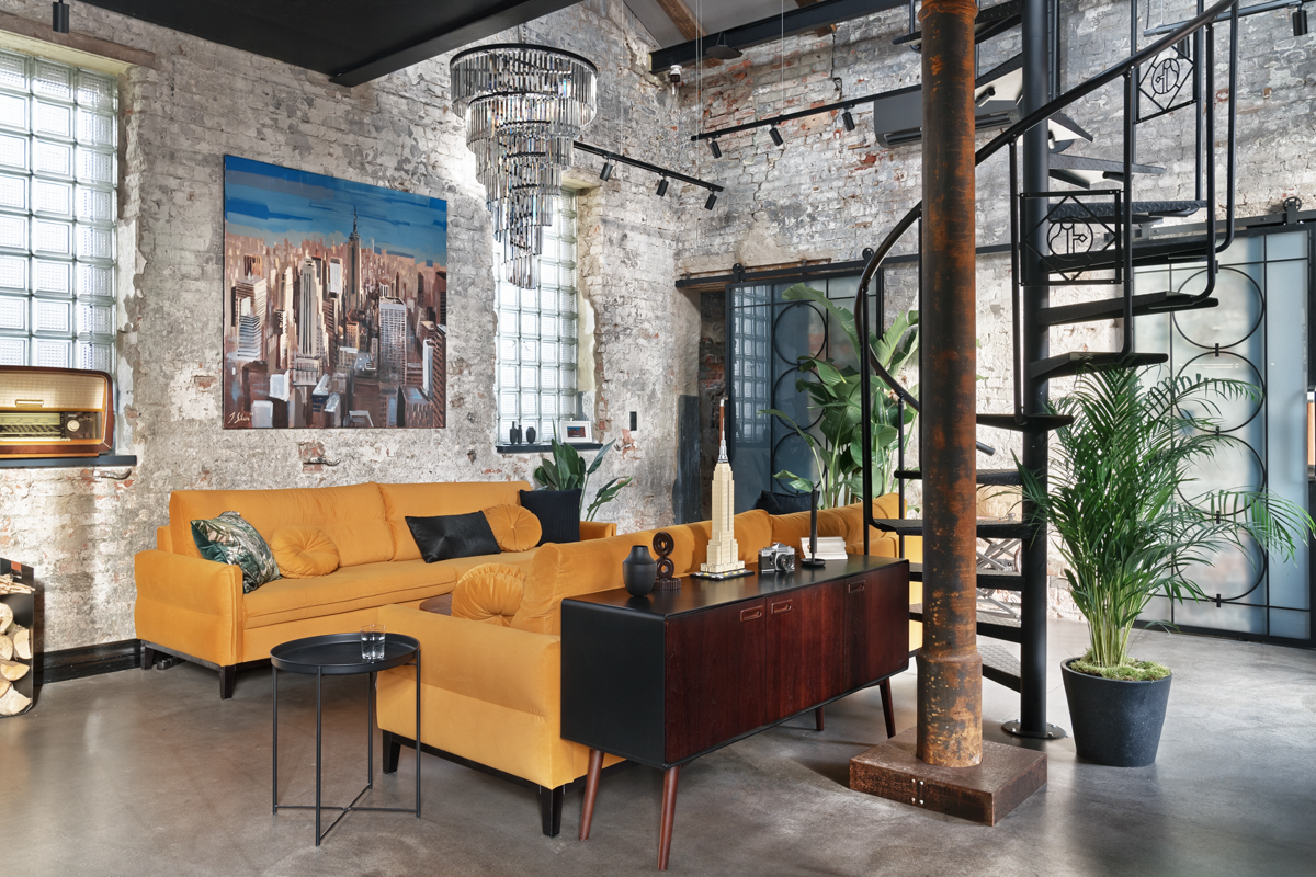 Apartament Loft - nowoczesne projektowanie wnętrz w stylu industrialnym